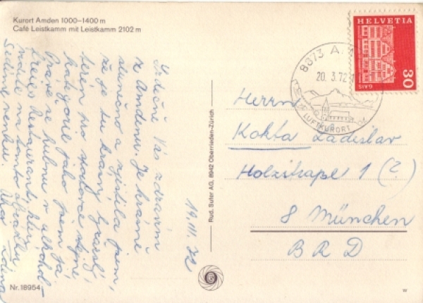 Amden - CH 1972 95 003 ●
